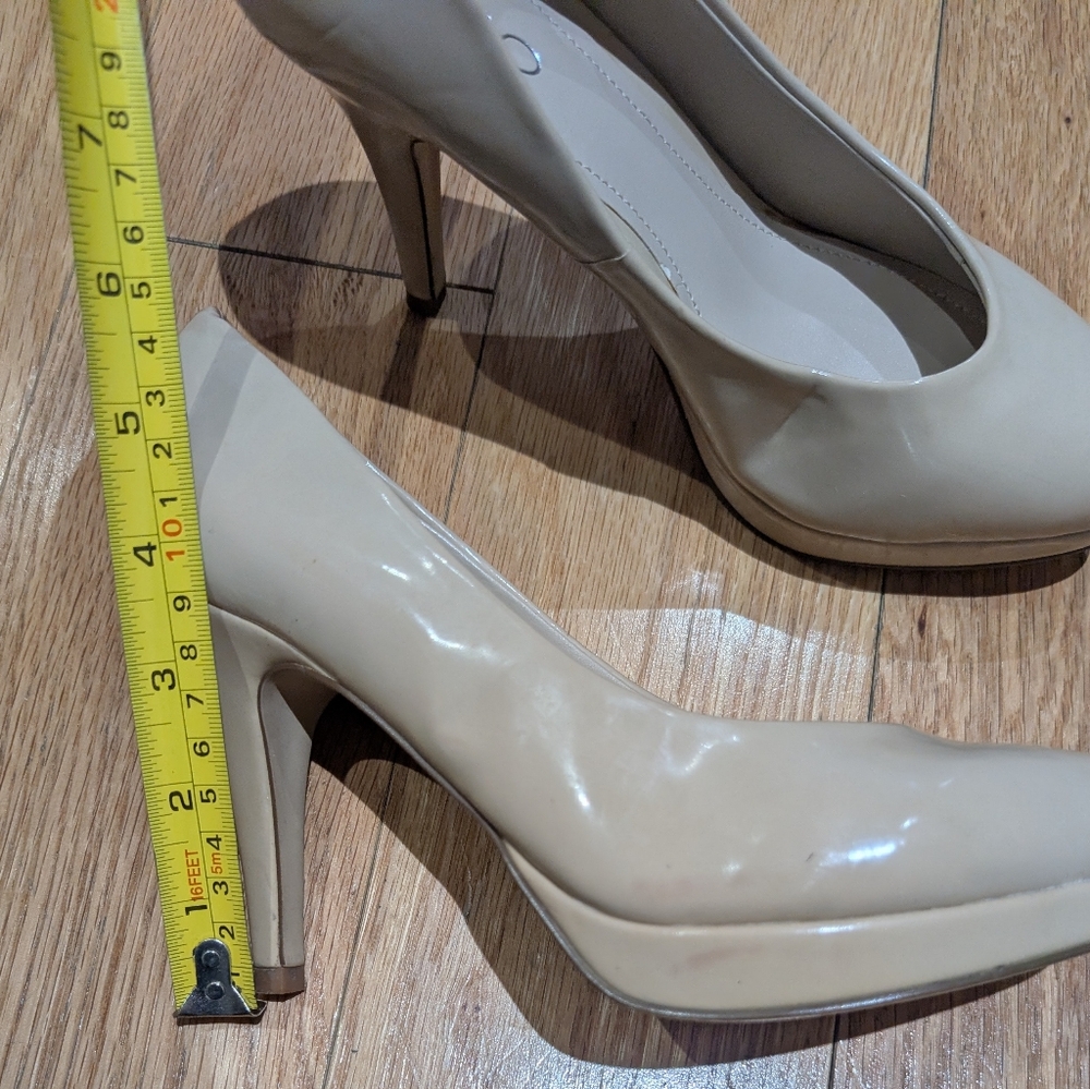 ALDO Women's Size 37 Nude Pointed-Toe High Heels - Picture 4 of 11